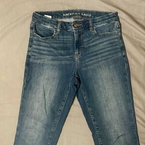 American Eagle Next Level Stretch High Waisted Jegging - Size 6 Long